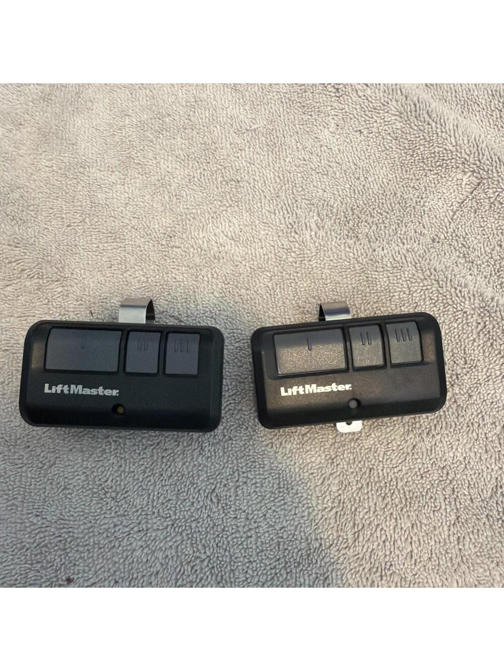 Genuine LiftMaster 893LM 3 Button Garage Door Opener Remote Control Lot Of 2